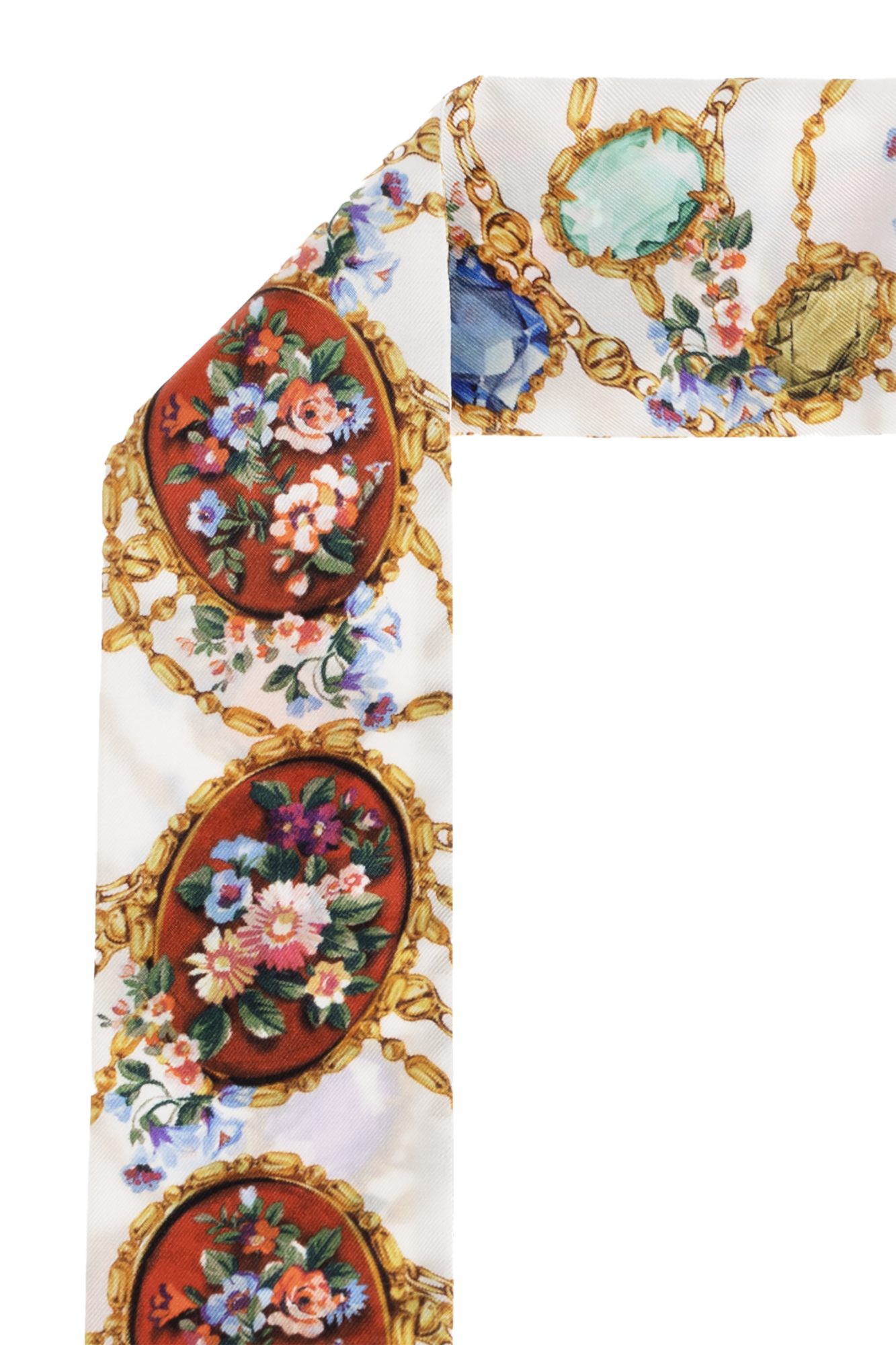 Dolce & Gabbana silk scarf with print | Women's | Vitkac
